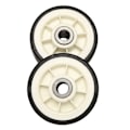 Miniatyrbillede 3 af 5: 2 stk. Tørretumbler Tromle Støtte Rulle og Aksel til 303373, 12051541, Er303373k, 303373k
