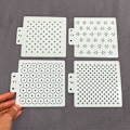 Pikkukuva 1 / 3: 4 kpl Akryyli Sashiko Stencil Risti Akryyli Kirjonta Työkalu Piirustus Linja Malli Käsin Peittotyöhön ja Kirjontaan 2,5 mm Paksu