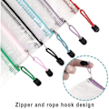 Miniatyrbilde 4 av 5: Plastlommer - 24 stk Plastmapper Dokumentlommer A5 Ziplock-poser Plastlommer Present