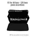 Miniatyrbillede 3 af 5: Accordion Gig Bag Klaveraccordion Case Keyboard Instrument Tilbehør Gig Bags Til 48/80/96/120