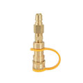 Miniatyrbilde 1 av 5: 3/8 tommers naturgass hurtigkobling messing propanadapterbeslag for LP-gass propan slange hurtig D