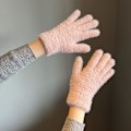 Miniatyrbilde 3 av 5: 1 Par Vinterhansker for Damer Vindtette Tykke Varme Fem Fingre Elastisk Mansjett Myk Slitesterk Anti-Skli Sykling Utendørs Hansker