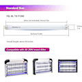 Miniatyrbilde 3 av 5: Fsl T8 F10w Bl Erstatningslampe - Uv-rør For Mygg/insektdreperlampe (2stk)-God
