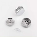 Miniatyrbillede 3 af 5: 10 stk. Zink Legering Glas Klips Spejl Klips Holder til 4-6mm Glas Klemme