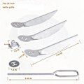 Miniatyrbillede 2 af 5: 22-1/2-Tommer One-Touch Rengøringssystem Kit til Grilldele, 7444 til Grillreservedele, Let