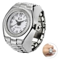 Miniatyrbillede 1 af 5: Dial Quartz Analog Ur Analogt Kvarts Finger Ring Ur