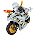 Miniatyrbilde 2 av 4: 8 stk Minifigurer Mini Figurer Ninjago Motorsykkelsett Klosser Ninja Leke.