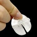 Miniatyrbild 3 av 5: Par av toffskyddssandaler, tåseparatorer, tåspridarkuddar för flip-flops, toffskydd i silikon, skydd mot smärta och blåsor