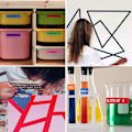 Miniatyrbild 2 av 5: 8-pack Färgad Maskeringstejp, Färgad Målartejp för Konst och Hantverk, Regnbågsfärgad Tejprullar, Barnkonstmaterial, Perfekt för Hantverk, Märkning, DIY