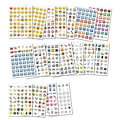 Miniatyrbilde 2 av 2: 912 stk Emoji-klistremerker i flere farger