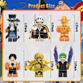 Miniatyrbild 2 av 5: 8 st One Piece Minifigurer Byggklossar Samlarobjekt Anime Luffy Actionfigurer Byggleksaker för Pojkar Barn