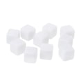 Miniatyrbillede 1 af 3: 16mm Hvide Akryl Terninger Blanke Til, Matematik Tælling Undervisning, Alfabetiske Tal Tilpasset Fremstilling, 48stk