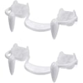 Miniatyrbild 1 av 5: 4 stycken utdragbara vampyrtänder Kit Teleskopiska tänder Fangs Braces