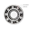 Miniatyrbilde 4 av 5: Xim 14t Sykkel Bakgir Hjul Keramisk Lager Hjul Al7075 Cnc Landeveissykkel Guide Roller Idle