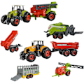 Miniatyrbillede 1 af 4: Traktor Trailer Farm Maskiner Legetøj til Børn