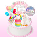 Pikkukuva 5 / 5: 26 Yksisarviskakun Koristetta Rainbow Kakun Koristetta Hyvää Syntymäpäivää Kakun Koristetta Tytöille Widgets