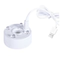 Miniatyrbilde 1 av 5: Tåkemaskin, USB-port 4 farger LED-lys Mini Mister Tåkeprodusent, Hvit tåkeprodusent