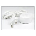Miniatyrbillede 4 af 5: Reservedel Oplader til Tandbørste EU Stik Opladningssæt Vandafvisende Hvid Holder Base Hx6100 HX6721/