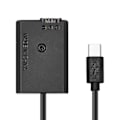 Miniatyrbillede 5 af 5: Andoer NP-FW50 Dummy Batteri USB-C Kobling Adapter Med USB Type-C Fjederkabel Udskiftning Til Sony Alpha A5000 A5100 A6000 A6300 A6400 A6500 A