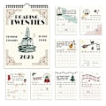 Pikkukuva 3 / 5: 2025 Taylor Swift -lyriikka seinäkalenteri, Roaring Twenties -laulajan tähti -lyriikka -musiikki -riipuskalenteri -kuukausittainen suunnittelija -päivittäinen järjestäjä -lahjat