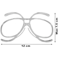 Miniatyrbillede 4 af 4: Universal SKI- OG SNOWBOARD-BRILLE Rx Recept Adapter. Optisk Indsats til Briller