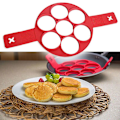 Miniatyrbillede 1 af 5: Silikon Non-Stick Flipper Pandekagepande Perfekt Morgenmad T. Omelet Æg