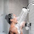 Miniatyrbillede 4 af 5: Bruseshowerhoved, Højtryks 5-indstillings Bruseshowerhoved Med Justerbar Svingbar Kugleled