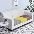 Miniatyrbilde 3 av 5: Sofa Sitteputetrekk, Sofa Sitteputetrekk, Stretch, Elastiske Putetrekk, Trekk Til Sofa Sittepute, Sklisikkert Stoff Tartan (brun, Bakside Cu