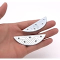Miniatyrbillede 4 af 5: Metal Hælplader 3 Par Sål Reparationskit Med Skruenægle Sko Hæl Taps Tips Y