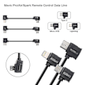 Miniatyrbilde 3 av 5: Startrc 10cm USB-C / Type-C til Micro USB Konverteringskontakt Datakabel Kompatibel Dji Mavic Mini / Air, Shark Fjernkontroll