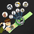 Miniatyrbillede 3 af 5: Ben 10 Ti-projektorur Alien Force Omnitrix Illumintator Julegave til Børn