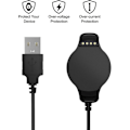 Miniatyrbilde 3 av 5: TWYGV Ladedock Kompatibel med Garmin Forerunner 620, USB Data Synkronisering Lade Stativ med 1M Ladekabel for Forerunner 620 Smartklokke, Svart
