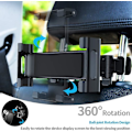 Miniatyrbillede 2 af 5: Bilstol Tablet Holder, Warxin Bilstol Tablet Holder Universal Auto 360 Rotation Hovedstøtte Størrelse Justerbar