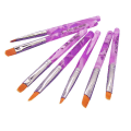 Miniatyrbillede 1 af 5: 7 stk./sæt Assorterede Akryl UV Gel Negle Falske Spidser Bygger Pen Manicure Værktøj