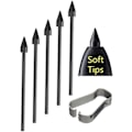 Miniatyrbillede 1 af 5: [5 stk Bløde Spidser] Oem Tab S6/s6 Lite Spidser, Nibs [0,7 mm] Udskiftning Til Samsung Galaxy Tab S6/s6 Lite Stylus S Pen +værktøjer (s6/s6 Lite Sort)