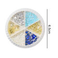 Pikkukuva 2 / 5: Kukka Kynsikoristeet Kynsi Taide Tarrat Laatikot Helmi Glitter Kynsi Koriste Tarvikkeet Valkoinen Kukka Helmi Pallo Design Mix Set Diy Akryyli Kynsi Taide Tarvikkeet