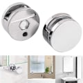 Miniatyrbillede 5 af 5: 10 stk. Zink Legering Glas Klips Spejl Klips Holder til 4-6mm Glas Klemme