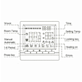 Miniatyrbillede 5 af 5: LCD Digital Rumtermostat Rumtermostat Gulvvarme Væghvarme KIT
