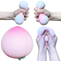 Miniatyrbillede 1 af 4: Stressbolde Fersken Squeeze Ball Stressbold Til Børn/Voksne - Sjov & Sikker Dejbold 1stk
