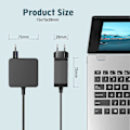 Miniatyrbild 4 av 5: Laptopladdare för Asus 19v 2.37a 45w (4.0*1.35mm) Vivobook 14 15 17 X540s X541n X541u Zenbook 13 Ux305 Ux305f Ux305c Ux303u