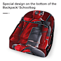 Miniatyrbild 3 av 3: v294 Deadpool Barnryggsäck Skolväska Grundskoleelever Bokväskor för Tonåringar PojkarxsSJB294
