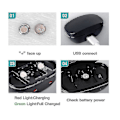 Miniatyrbilde 3 av 5: A312 Oppladbart Batteri, Høreapparatbatterier 312 Ladekit 312 312a A312 Pr4 Oppladbart Batteri For Høreapparat (2 stk 312)