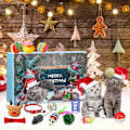 Miniatyrbild 4 av 5: Julkalender med 24 fack - katt leksak docka klocka leksak katt leksak blind box-B