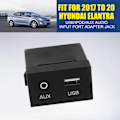 Miniatyrbillede 4 af 5: USB/iPod/AUX Audio Input Port Adapter Jack 96120-F2000 Til 17-20 Hyundai Elantra