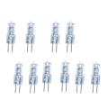Miniatyrbilde 3 av 5: 10 stk. Super Sterk G4 6V 10w Wolfram Halogen Base Pære Lampe Lys
