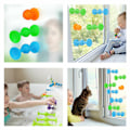 Miniatyrbilde 3 av 5: 18 stk. Sugerør-Dart Spill Sticky Pop Bord Familie Leke Stressavlastende Leke