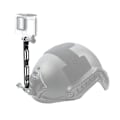 Miniatyrbilde 4 av 4: Hjelmmonteringsforlengelse i aluminiumlegering, metallforlengelsesstang, hjelmforlengelsesarm, brakettforlengelsespinne for GoPro Hero 8/7/6/5/4/3 actionkamera
