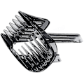 Miniatyrbild 3 av 5: Hårklippartillbehörskam 1-7 mm för HC9450 HC9490 HC7460 HC7462