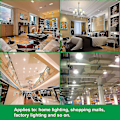 Miniatyrbillede 3 af 5: E40 LED Pærer 50W Varmt Hvid LED Lys 3000K, 4400lm, AC 85-265V, Ækvivalent 400W Halogen Pære LED Lampe