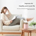 Miniatyrbillede 2 af 5: Glaskop Humidifier med Farverigt Lys, Natlampe, Sengelamper Dekoration, USB Stor Miste-Humidifier, Pink
